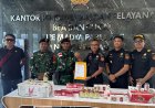 Satgas Pamtas Gagalkan Penyelundupan, Sita Rokok Ilegal dan Miras di Perbatasan